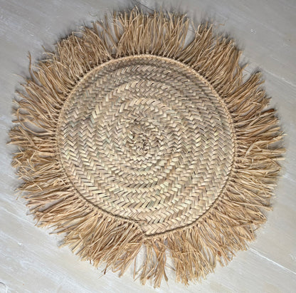 Set de table raphia franges KARELYS